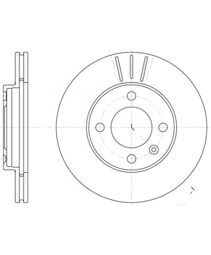 REMSA Тормозной диск передний