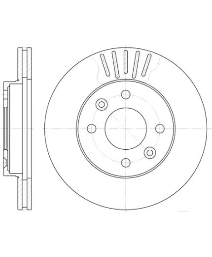 REMSA Тормозной диск передний