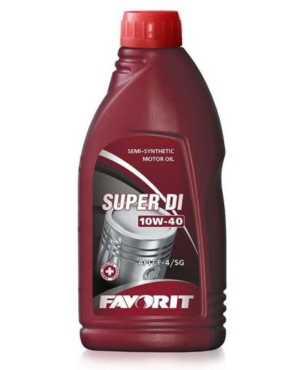 Моторное масло FAVORIT SUPER DI CF-4/SG 10W-40 0,9л Фото 2