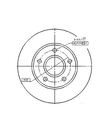Patron Тормозной диск передний