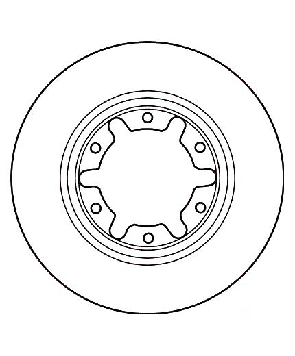 TRW Тормозной диск передний