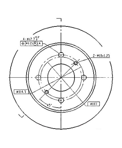 Patron Тормозной диск задний