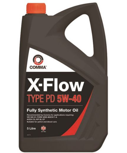 Моторное масло COMMA X-FLOW TYPE PD 5W-40 5л Фото 3