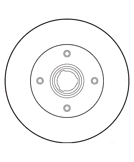TRW Тормозной диск задний