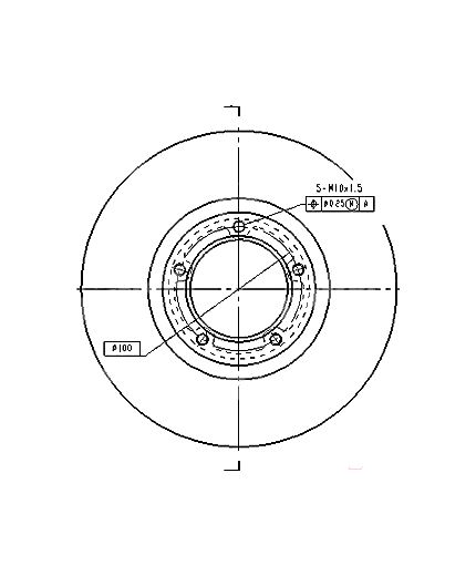 Patron Тормозной диск передний