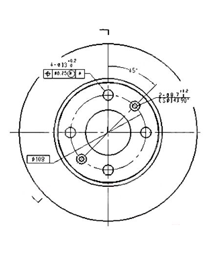 Patron Тормозной диск передний