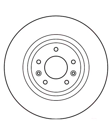 TRW Тормозной диск передний Фото 2