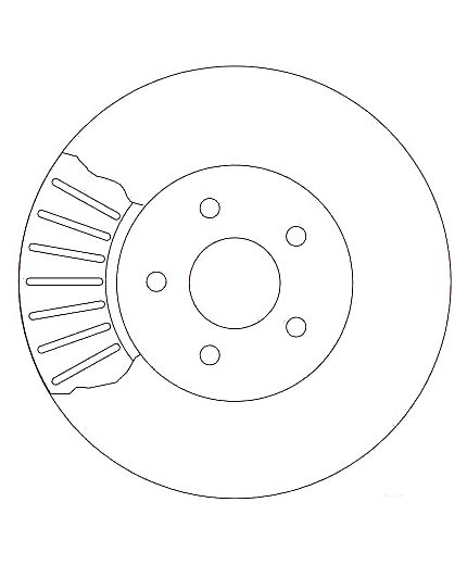 TRW Тормозной диск передний