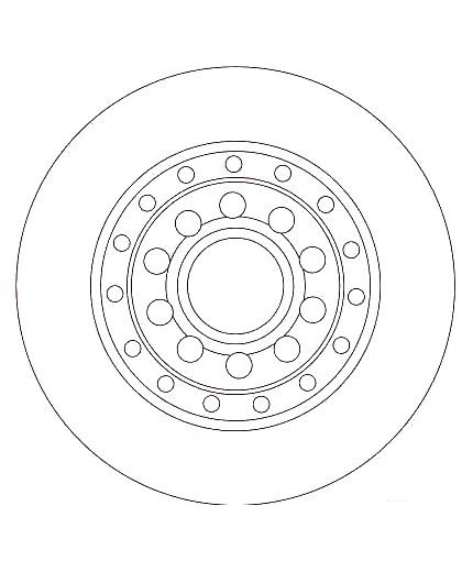 TRW Тормозной диск задний