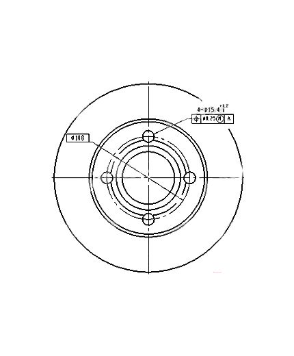 Patron Тормозной диск задний