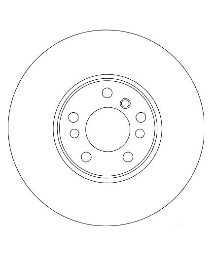 TRW Тормозной диск передний