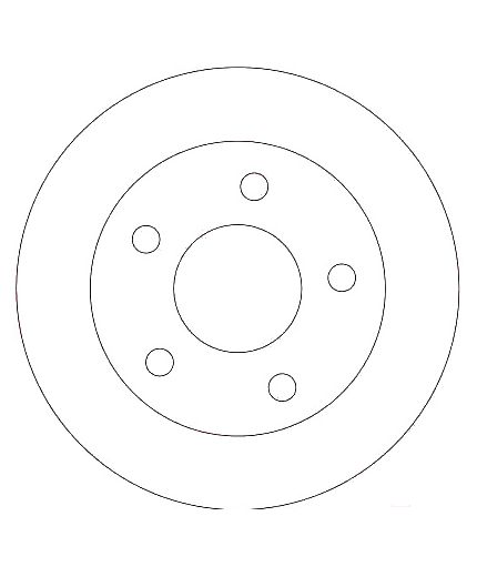 TRW Тормозной диск задний