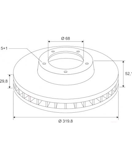 Valeo Тормозной диск
