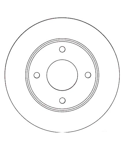 TRW Тормозной диск передний
