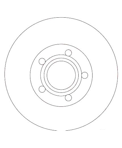 TRW Тормозной диск задний Фото 2