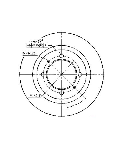 Patron Тормозной диск задний
