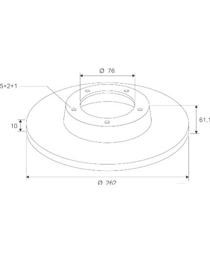 Valeo Тормозной диск задний Фото 3