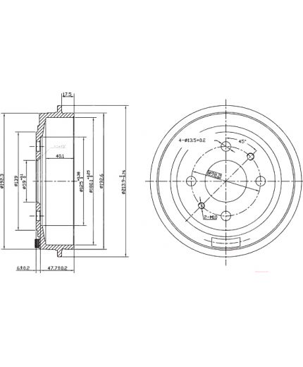 Patron Тормозной барабан