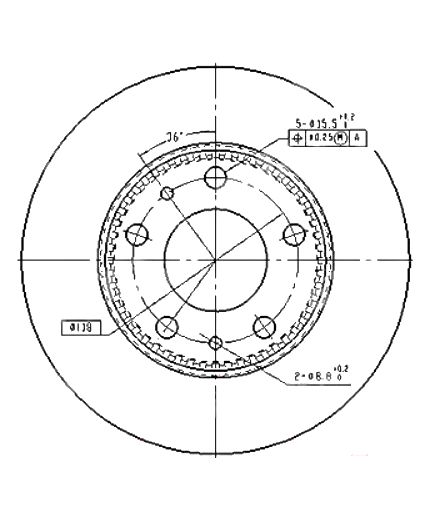 Patron Тормозной диск