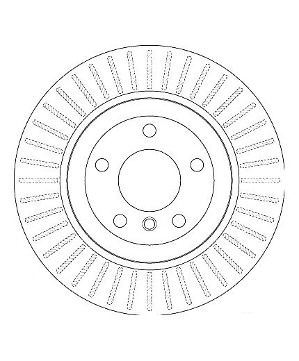 TRW Тормозной диск Фото 3