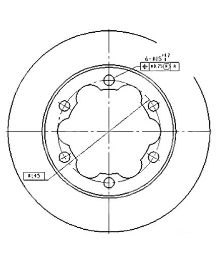 Patron Тормозной диск задний