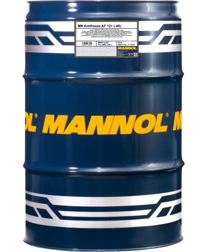 Антифриз MANNOL Antifreeze AF 12 red красный -40 208 л. Фото 2