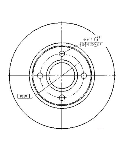 Patron Тормозной диск передний