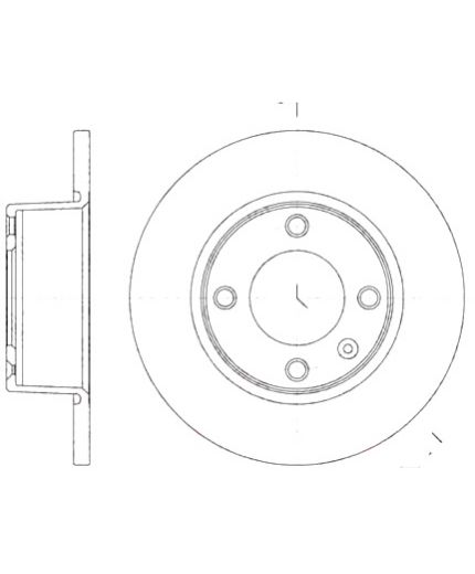 Stellox Тормозной диск