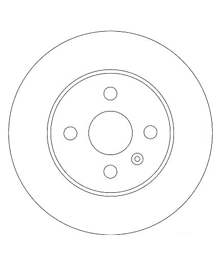 TRW Тормозной диск задний