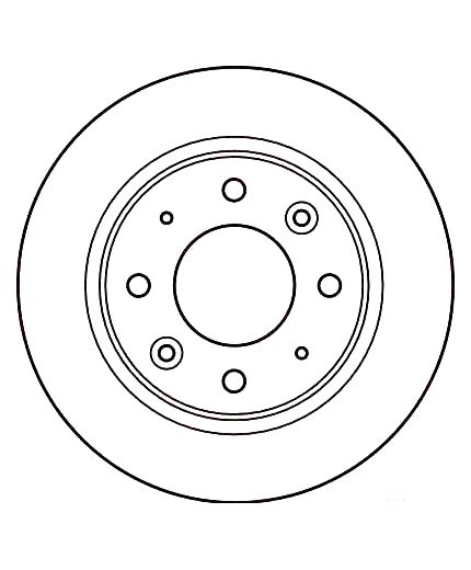 TRW Тормозной диск задний Фото 2