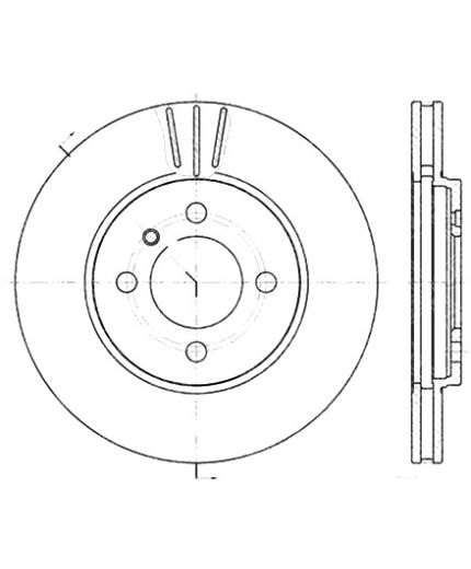 Stellox Тормозной диск