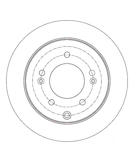 TRW Тормозной диск