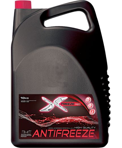 Антифриз X-FREEZE RED красный -40°С 10кг 8,9л