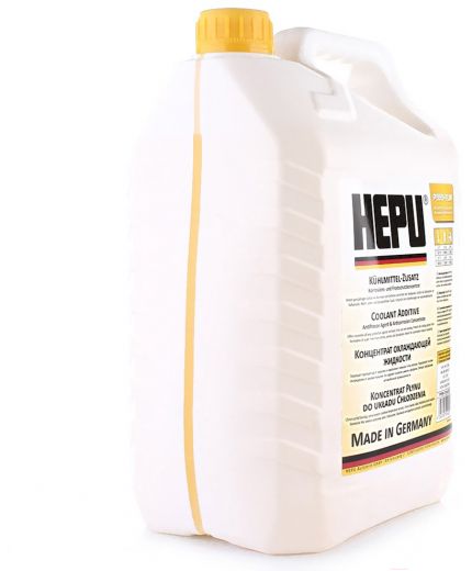 Антифриз HEPU YELLOW концентрат желтый 5л Фото 3