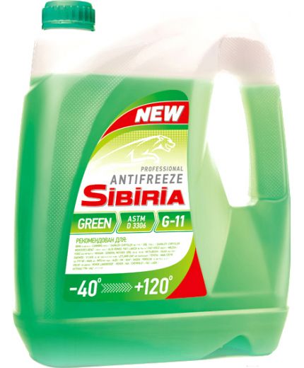 Антифриз SIBIRIA ОЖ зеленый -40 10кг 9л