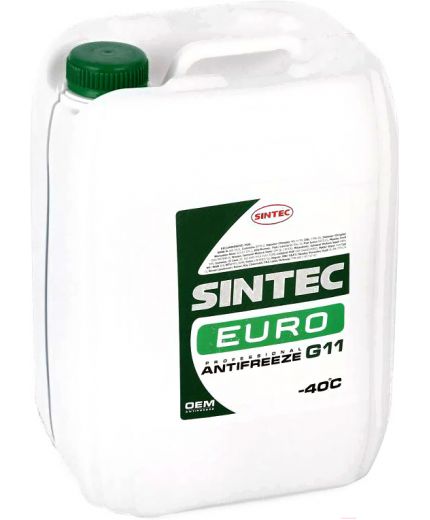 Антифриз SINTEC Sintec Euro зеленый G11 -40 10кг Фото 2