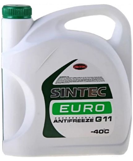 Антифриз SINTEC Sintec Euro зеленый G11 -40 5кг Фото 2