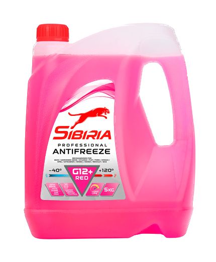 Антифриз SIBIRIA G-12 5кг 4,3л Фото 2