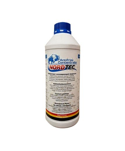 Антифриз NORDTEC ANTIFREEZE концентрат синий G11 -40 1,5л Фото 2