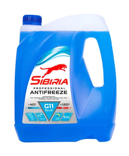 Антифриз SIBIRIA ОЖ синий -40 5кг 4,3л Фото 3