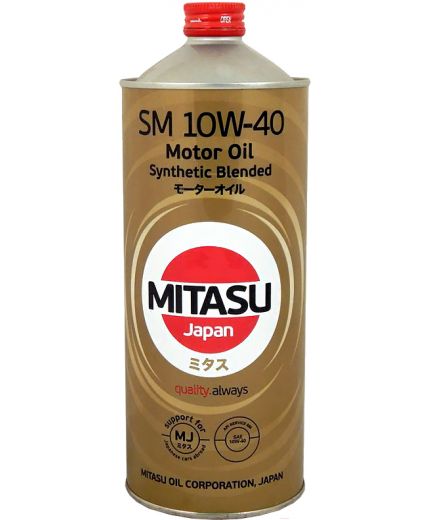 Моторное масло MITASU MOTOR OIL SM 10W-40 1л