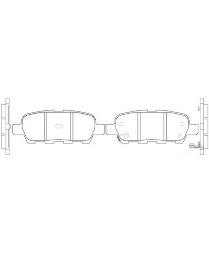 NISSAN Колодки дисковые Фото 2