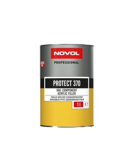 NOVOL PROTECT 370 1К Грунт акриловый 1л серый Фото 2
