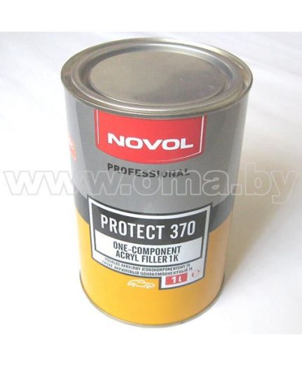 NOVOL PROTECT 370 1К Грунт акриловый 1л серый Фото 4