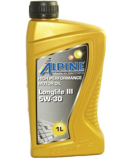 Моторное масло ALPINE Longlife III 5W-30 1л