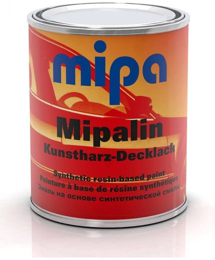 MIPA Mipalin Эмаль на основе синтетических смол RAL 9005 черный мат 1 л