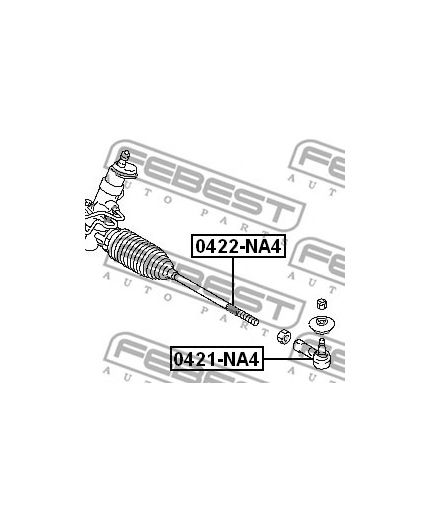 FEBEST Тяга рулевая Фото 2