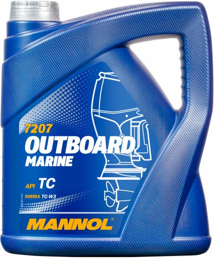 MANNOL Масло 2 -Takt Outboard Marine API TС NMMA TC-W3 4л.