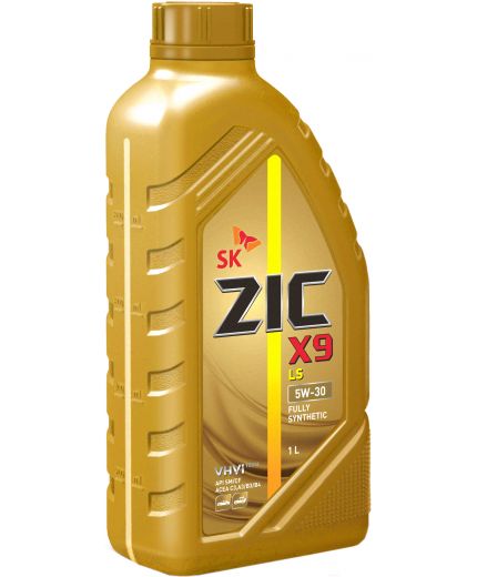 Моторное масло ZIC Х9 LS SYNTHETIC 5W-30 1л API SN/CF Фото 2