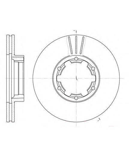 REMSA Тормозной диск